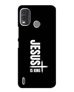 Чехол для Nokia G11 Plus с картинкой «Вертикаль веры Jesus»