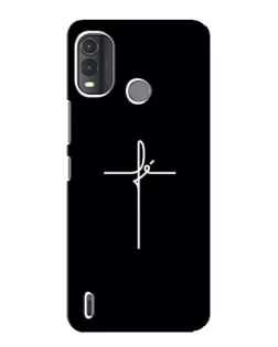 Чехол для Nokia G11 Plus с картинкой «Тонкий крест»