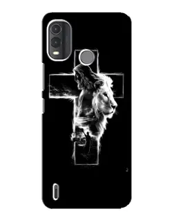 Чехол для Nokia G11 Plus с картинкой «Сияющий крест Jesus»