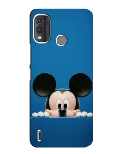 Чехол для Nokia G11 Plus с картинкой «Микки выглядывает»