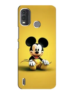 Чехол для Nokia G11 Plus с картинкой «Микки на желтом»