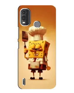 Чехол для Nokia G11 Plus с картинкой «Губка Боб повар»
