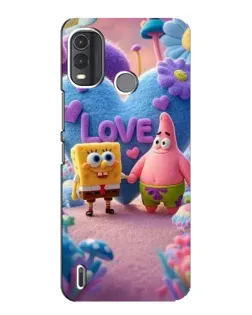 Чехол для Nokia G11 Plus с картинкой «Губка Боб Патрик»