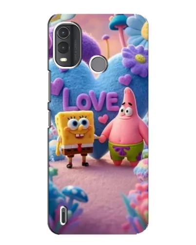 Чехол для Nokia G11 Plus с картинкой «Губка Боб Патрик»