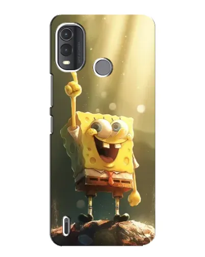 Чехол для Nokia G11 Plus с картинкой «Сияющий Спанч Боб»
