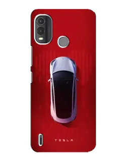 Чехол для Nokia G11 Plus с картинкой «Tesla Top View»