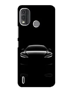 Чехол для Nokia G11 Plus с картинкой «Силуэт Tesla Night»