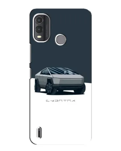 Чехол для Nokia G11 Plus с картинкой «Серебристый Cybertruck Tesla» Чехол для Nokia G11 Plus с картинкой «Серебристый Cybertruck Tesla»