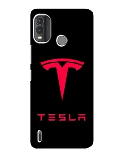 Чехол для Nokia G11 Plus с картинкой «Tesla Red Logo»