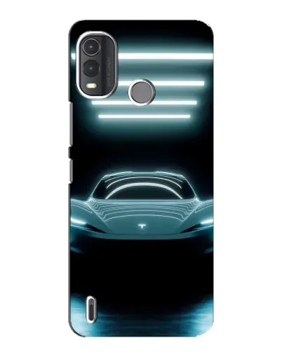 Чехол для Nokia G11 Plus с картинкой «Tesla в неоне» Чехол для Nokia G11 Plus с картинкой «Tesla в неоне»