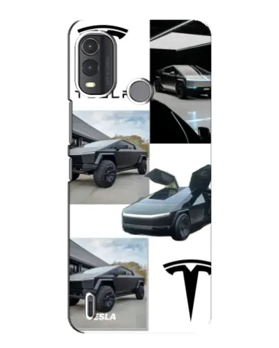 Чехол для Nokia G11 Plus с картинкой «Коллаж Cybertruck Tesla» Чехол для Nokia G11 Plus с картинкой «Коллаж Cybertruck Tesla»