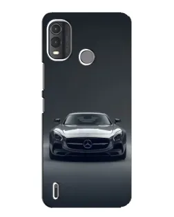Чехол для Nokia G11 Plus с картинкой «Mercedes на черном»