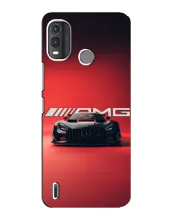 Чехол для Nokia G11 Plus с картинкой «Mercedes AMG — красная линия»