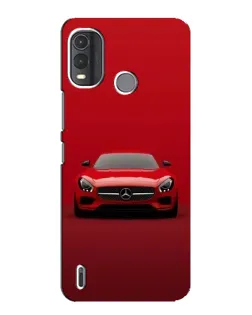 Чехол для Nokia G11 Plus с картинкой «Красный Mercedes AMG»