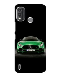 Чехол для Nokia G11 Plus с картинкой «Mercedes — неоновый лого»