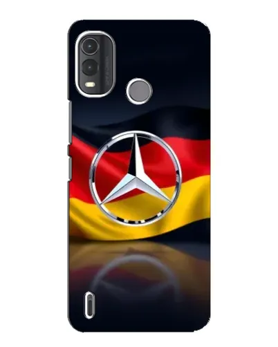 Чехол для Nokia G11 Plus с картинкой «Mercedes — флаг Германии» Чехол для Nokia G11 Plus с картинкой «Mercedes — флаг Германии»