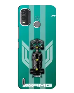Чехол для Nokia G11 Plus с картинкой «Mercedes AMG Petronas»