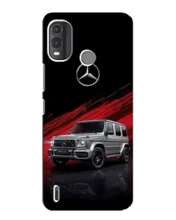Чехол для Nokia G11 Plus с картинкой «Mercedes G-Class красный»