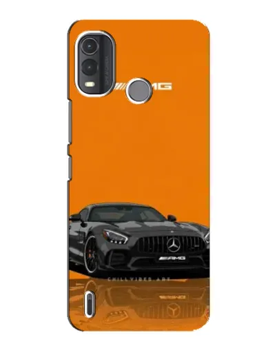 Чехол для Nokia G11 Plus с картинкой «Оранжевый Mercedes AMG» Чехол для Nokia G11 Plus с картинкой «Оранжевый Mercedes AMG»