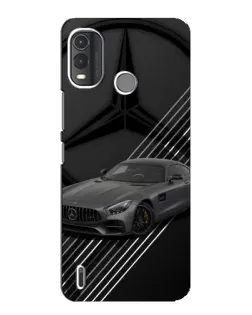 Чехол для Nokia G11 Plus с картинкой «Mercedes AMG — графика»