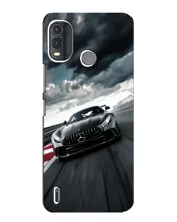 Чехол для Nokia G11 Plus с картинкой «Гоночный Mercedes AMG»