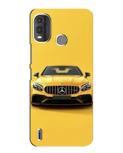 Чехол для Nokia G11 Plus с картинкой «Желтый Mercedes GT»
