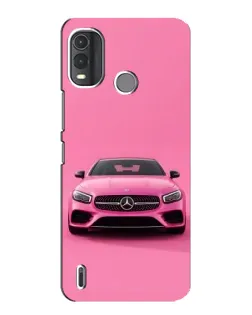 Чехол для Nokia G11 Plus с картинкой «Розовый Mercedes AMG»