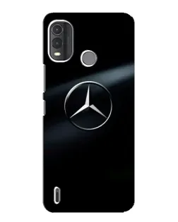 Чехол для Nokia G11 Plus с картинкой «Mercedes на металле»