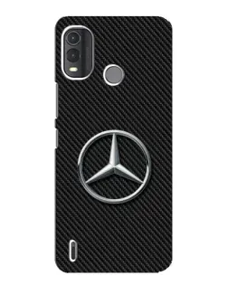 Чехол для Nokia G11 Plus с картинкой «Карбоновый Mercedes стиль»