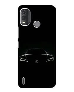 Чехол для Nokia G11 Plus с картинкой «Mercedes — силуэт авто»