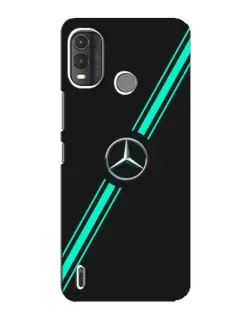 Чехол для Nokia G11 Plus с картинкой «Спортивные линии Mercedes»