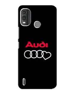 Чехол для Nokia G11 Plus с картинкой «Логотип Audi Heart»