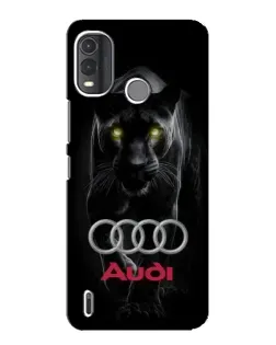 Чехол для Nokia G11 Plus с картинкой «Пантера и Audi»