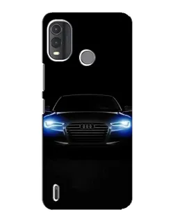 Чехол для Nokia G11 Plus с картинкой «Audi в неоне»