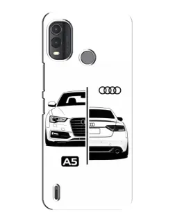 Чехол для Nokia G11 Plus с картинкой «Audi — контрастный дизайн»