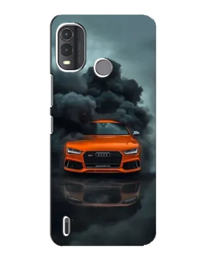 Чехол для Nokia G11 Plus с картинкой «Audi в облаках дыма» Чехол для Nokia G11 Plus с картинкой «Audi в облаках дыма»