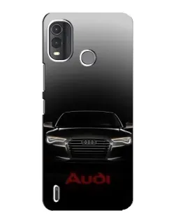 Чехол для Nokia G11 Plus с картинкой «Audi — градиентный контур»