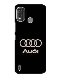 Чехол для Nokia G11 Plus с картинкой «Audi — золотой логотип»