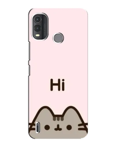 Чехол для Nokia G11 Plus с картинкой «Пушин говорит Hi»