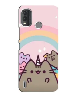Чехол для Nokia G11 Plus с картинкой «Единорог Pusheen»