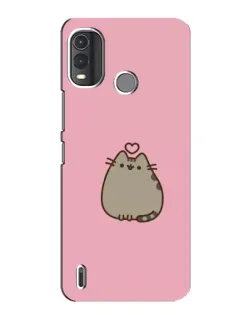 Чехол для Nokia G11 Plus с картинкой «Pusheen сердце»