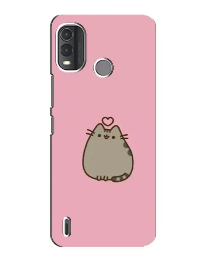 Чехол для Nokia G11 Plus с картинкой «Pusheen сердце»