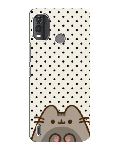 Чехол для Nokia G11 Plus с картинкой «Пушин в горошек»