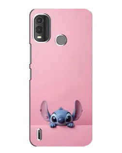 Чехол для Nokia G11 Plus с картинкой «Stitch выглядывает»