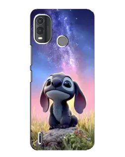 Чехол для Nokia G11 Plus с картинкой «Стич на рассвете»