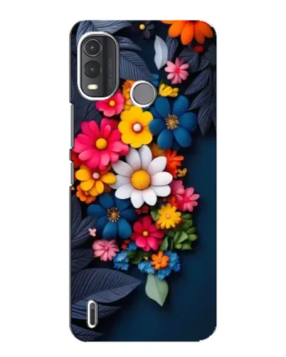 Чехол для Nokia G11 Plus с картинкой «Цветочная феерия»