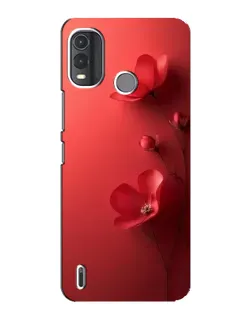 Чехол для Nokia G11 Plus с картинкой «Маковые соцветия»