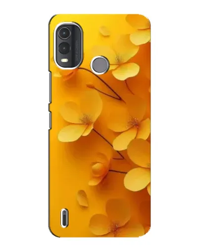 Чехол для Nokia G11 Plus с картинкой «Золотые лепестки»