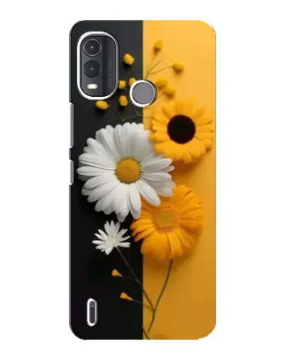 Чехол для Nokia G11 Plus с картинкой «Подсолнух и ромашка»