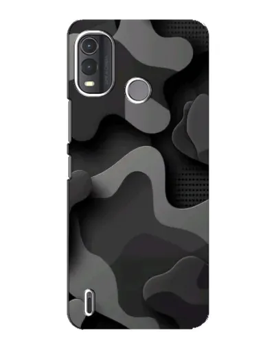 Чехол для Nokia G11 Plus с картинкой «Темный абстрактный камуфляж»